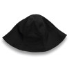Black Fold Flat Bucket Hat